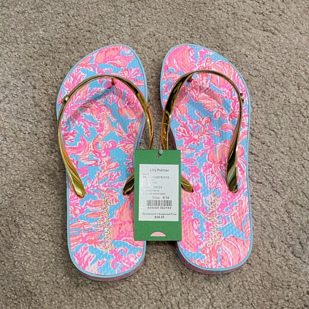Lilly Pulitzer Flip Flops